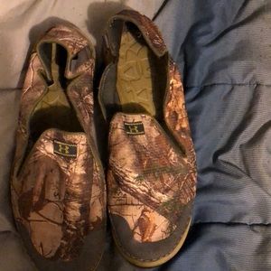 Under Armour camouflage slip ons